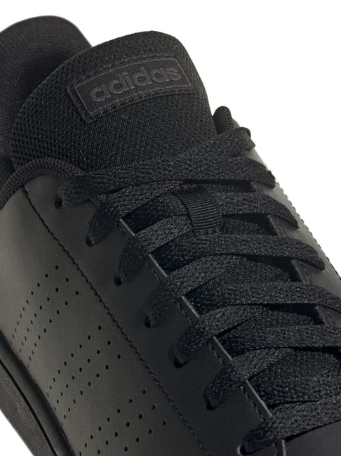 Adidas Men's ADVANTAGE BASE Black Tennis Shoes - Main Image
