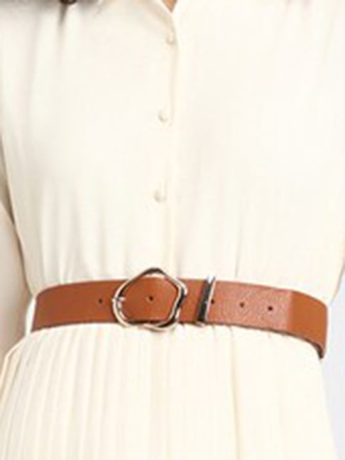 Buy Forever 21 Cream Regular Fit Midi Dress for Women Online