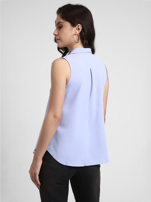 Forever 21 Purple Crop Top Shop Blue Tops Forever 21 Top Sale