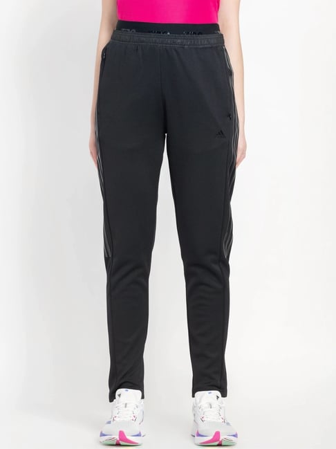 ADIDAS Black Plain Sports Track Pants-picture-11