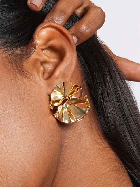 Joker & Witch Tatiana Gold Earrings for Women-picture-19