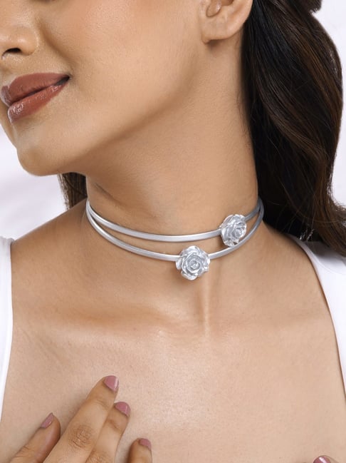 Buy Joker Witch Acacia Silver Necklace for Women Online At Best