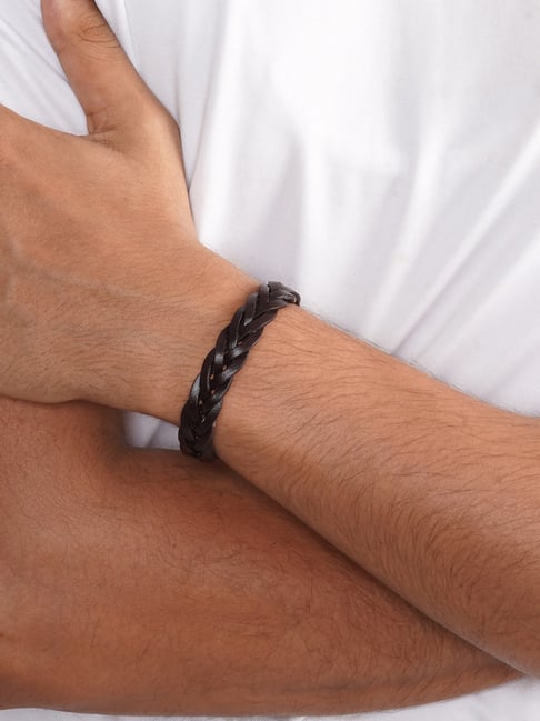 Black jack mens bracelets top