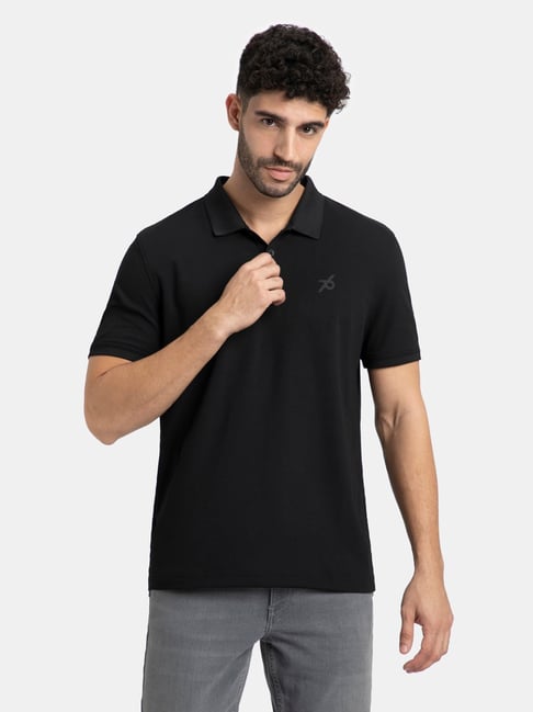 Jockey AM38 Men's Microfiber Solid Half Sleeve Polo T-Shirt with StayDry & StayFresh Technology-picture-48