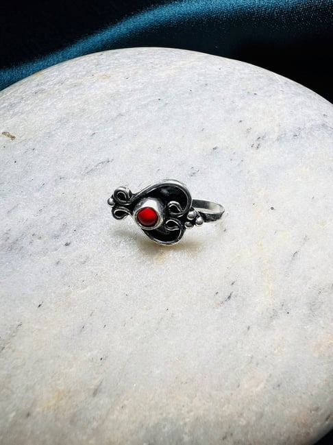 Arte Jewels 92.5 Silver Handcrafted Nosepin-picture-12