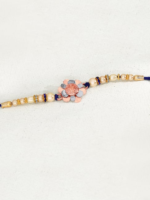 png jewellers P.N.Gadgil Jewellers 925 Sterling Silver Floral Thread Rakhi-picture-37