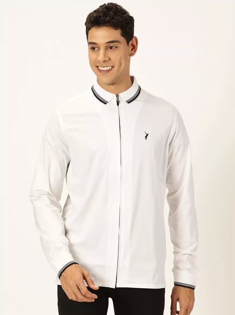 Thomas Scott White Regular Fit Jacket-picture-48