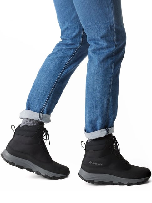 Columbia Men Black Omni-Tech Expeditionist Protect Waterproof Boot
