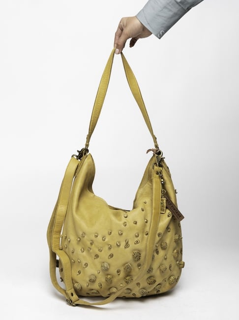 Vintage Yellow Hobo online Purse