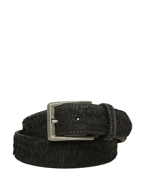 Art N Vintage Black Leather Waist Belt For Men-picture-29