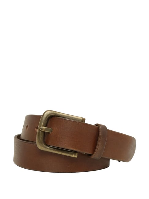 Art N Vintage Brown Leather Waist Belt For Men-picture-42