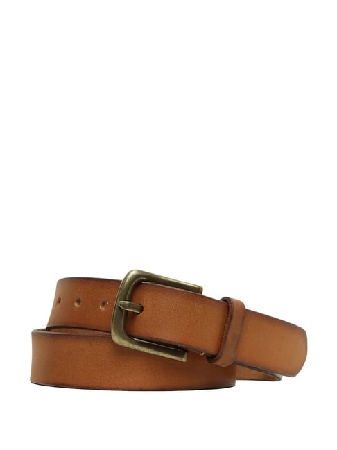 Art N Vintage Tan Leather Waist Belt For Men-picture-18