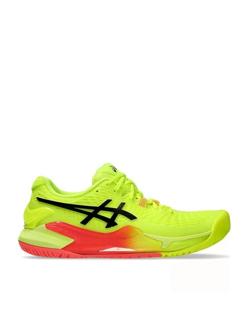 Buy Asics Women's GEL-RESOLUTION PARIS Lime Tennis Shoes for
