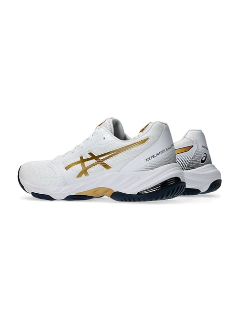 Buy Asics Men's NETBURNER BALLISTIC FF 3 White Indoor Court Shoes