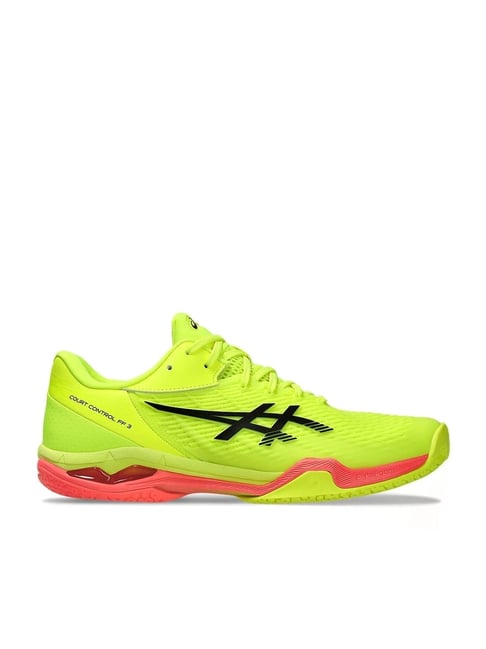 Asics Men's COURT CONTROL FF 3 PARIS Lime Indoor Court Shoes