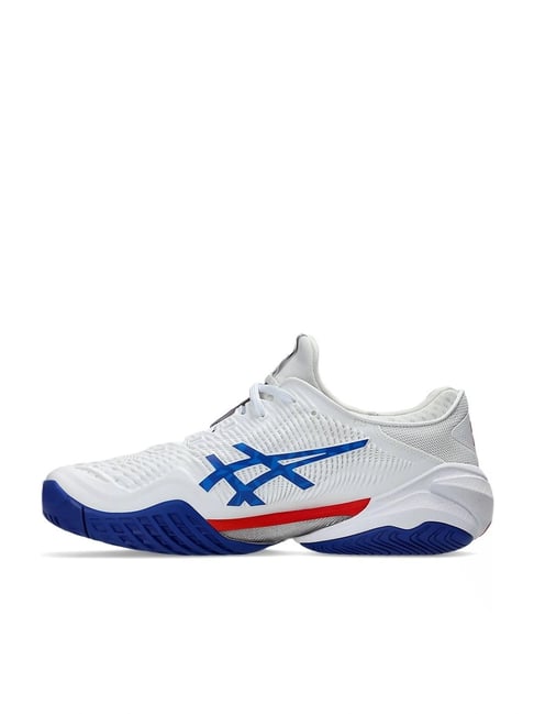 【極美品】COURT FF3 NOVAK （AC）Rust/White 26cm Buy ASICS Mens Court FF 3 Novak White Blue Tennis Shoes - 9 UK
