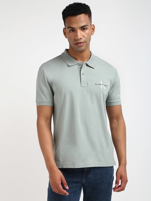 Men's Calvin Klein Basic T Shirt Buy Calvin Klein Grey