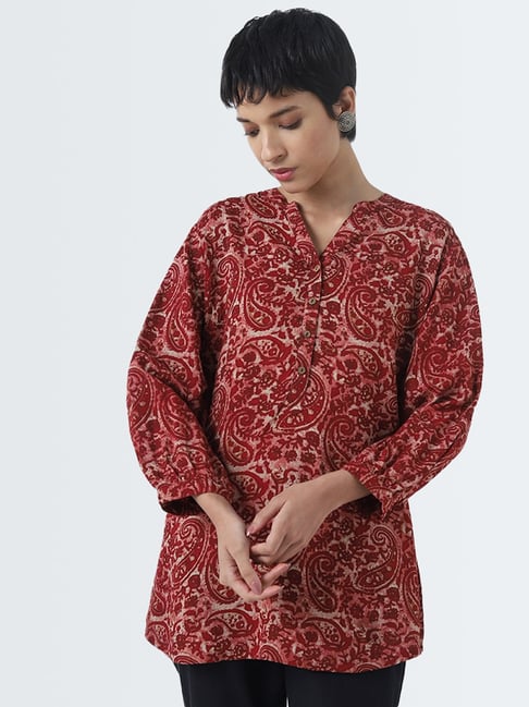 Paisley kurtis best sale