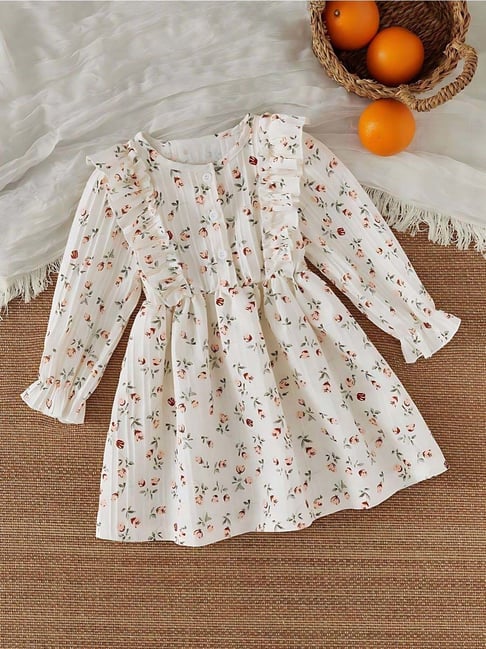 Cute Baby Girl Frock Design Full Sleeves Infant Pretty Trendy