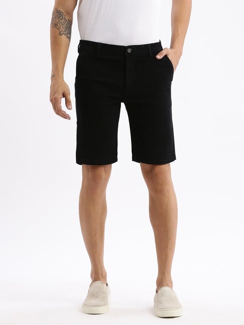 showoffff Showoff Black Slim Fit Printed Shorts-picture-35