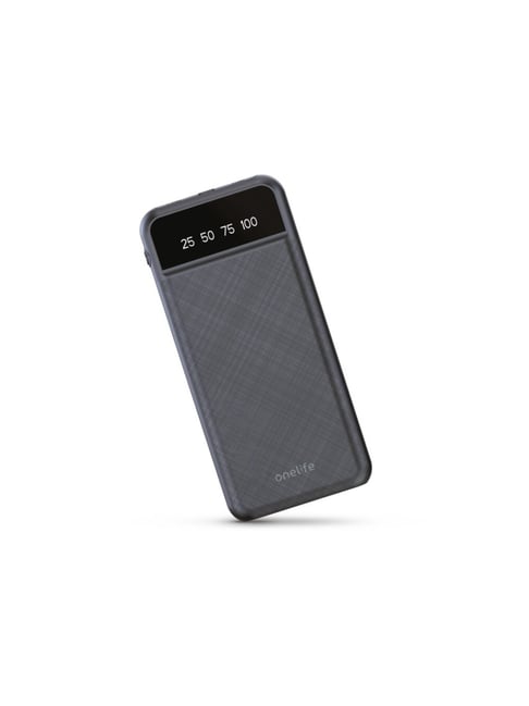 Onelife Power 01 10000 mAh Slim Power Bank (Black)