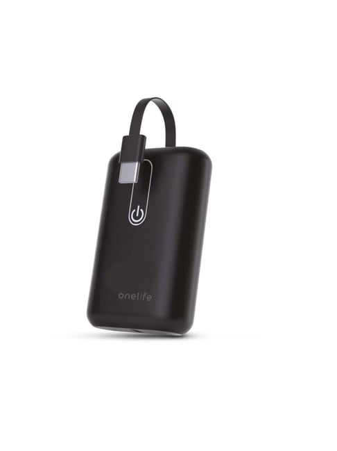 Onelife Power 12, 10000 mAh 35W Fast Charging Mini Power Bank with PD3.0 35W (Black)