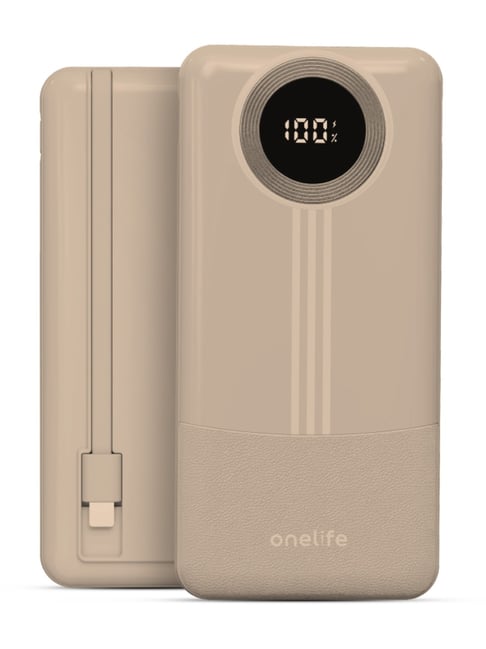 Onelife Power 14 10000 mAh 22.5W Slim Quick Charge Power Bank (Peach)