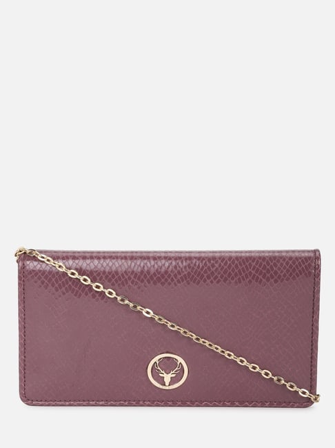 Allen Solly Pink Textured Medium Sling Handbag-picture-47