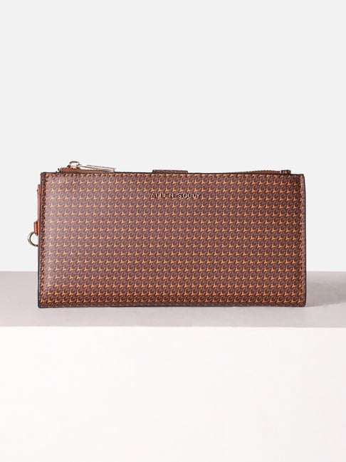 Buy Allen Solly Maroon Printed Bi-Fold Wallet for women For Women