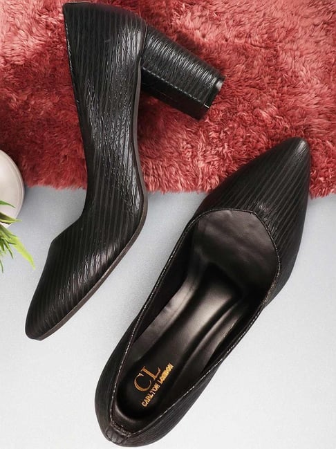 Carlton London Women's Black Casual Pumps-picture-20