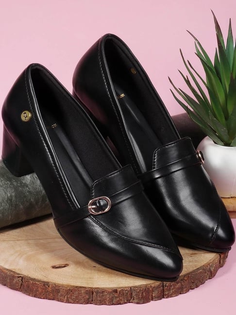 Carlton London Women's Black Casual Pumps-picture-10