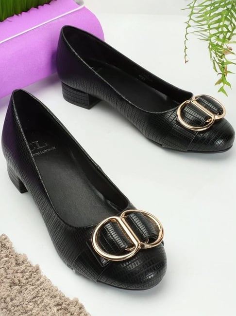 Carlton London Women's Black Casual Pumps-picture-17