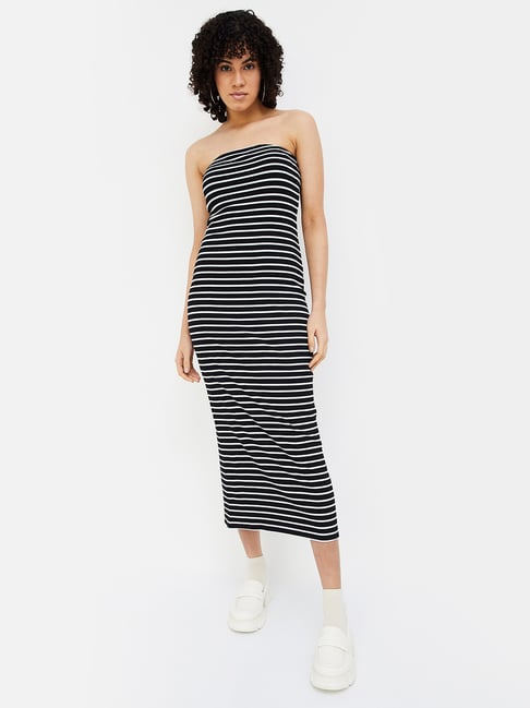 princess polly baby blue dress Buy Zima Leto Striped A-Line Bodycon Dress Online