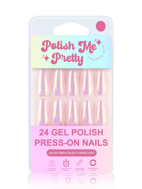 Polish Me Pretty Gel Polish Press On Nails Galaxy - Set of 24-picture-16