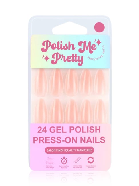 Polish Me Pretty Gel Polish Press On Nails Pine Ombre - Set of 24-picture-40