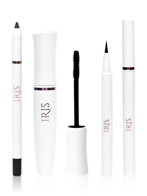 Iris Cosmetics The Trilogy Eyeliner, Kohl Pencil, Mascara Combo