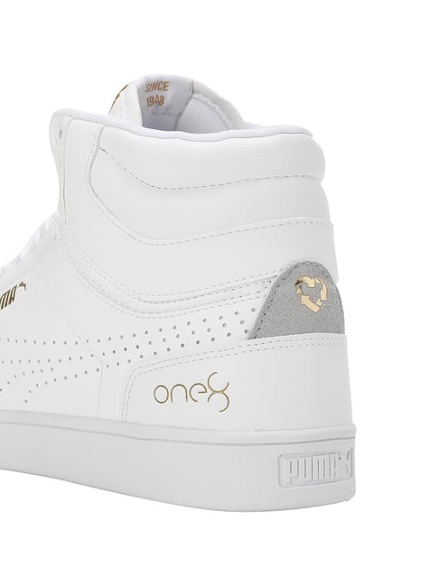 High Top Sneakers Puma One8 White Shoes Puma Men's Shuffle One8