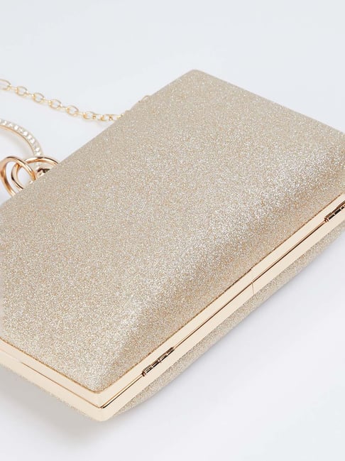 Code by Lifestyle Rose Gold Box Clutch