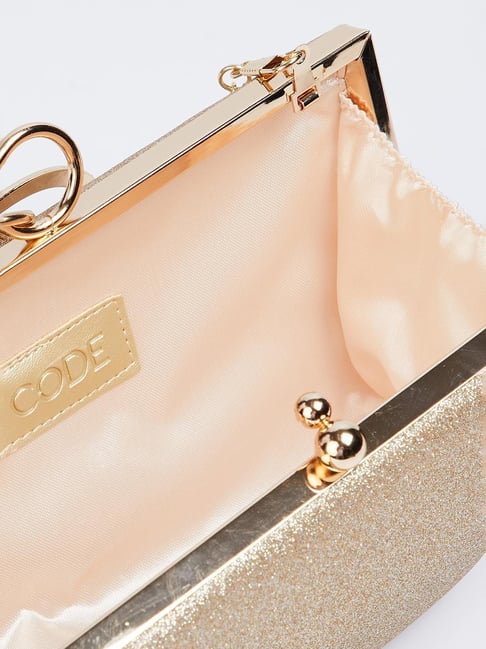 Rose gold box clutch bag online