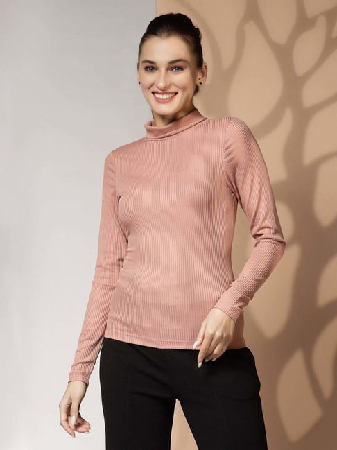 KASSUALLY Pink Striped Top