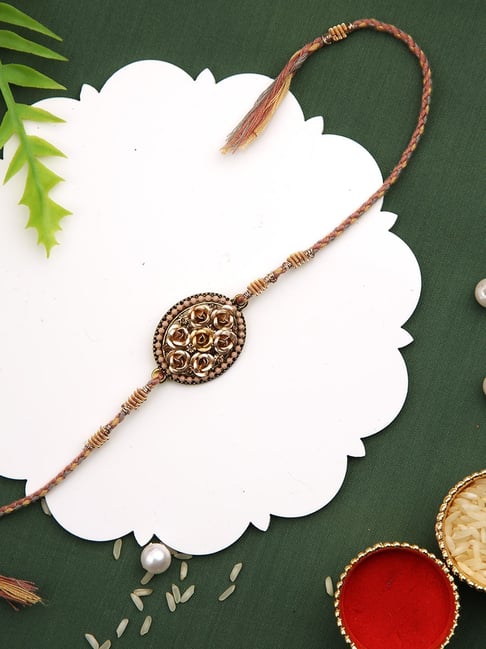 Aapno Rajasthan Beautiful Roses Single Rakhi-picture-42