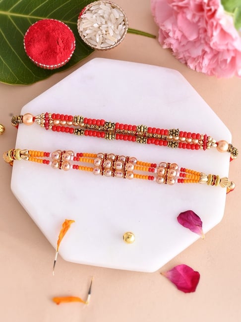 Aapno Rajasthan Set of 2 Multibeaded Multistrand Rakhi-picture-26