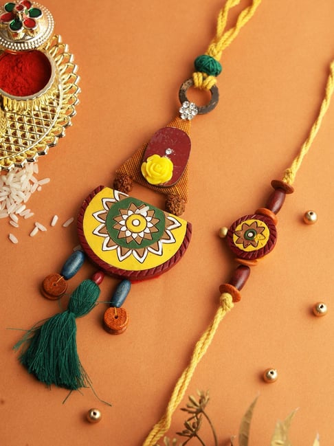 Aapno Rajasthan Traditional Artistry Bhaiya Bhabhi Rakhi Pair-picture-41