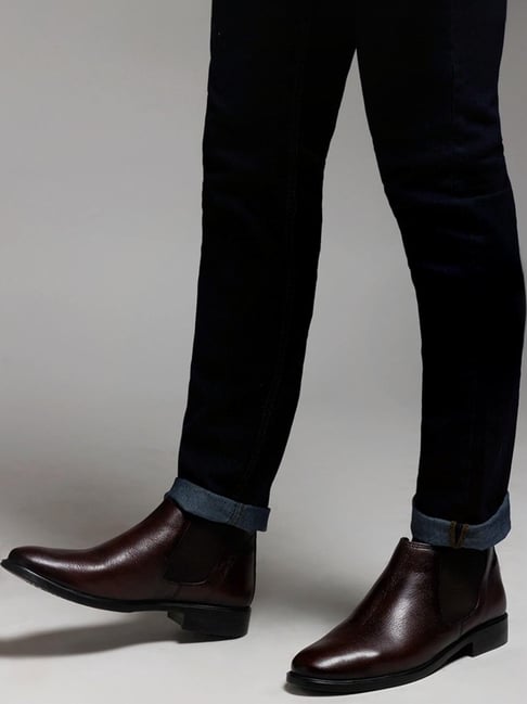 Buy Zoom Shoes Men's Brown Chelsea Boots for Men at Best Price