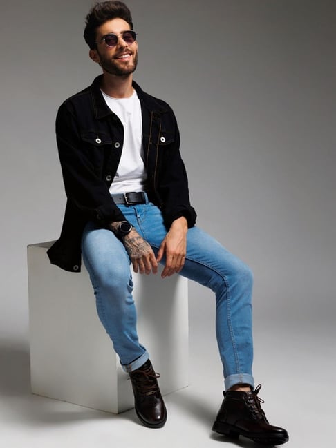 Zoom Shoes Men's Brown Derby Boots