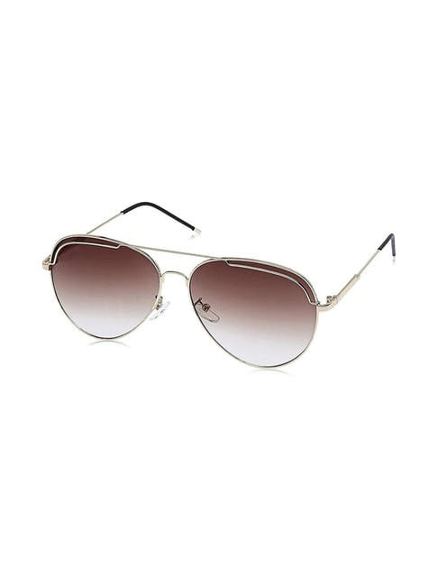 Roadies Brown Aviator UV Protection Unisex Sunglasses