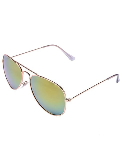 Roadies Gold Aviator UV Protection Unisex Sunglasses