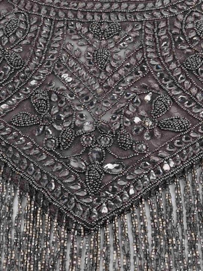 今季ブランド Odette Grey Embellished Fancy Cape ジャケット・アウター