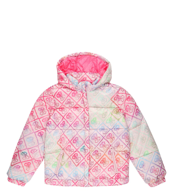 Stella McCartney Kids Orange Regular Fit Puffer Jacket