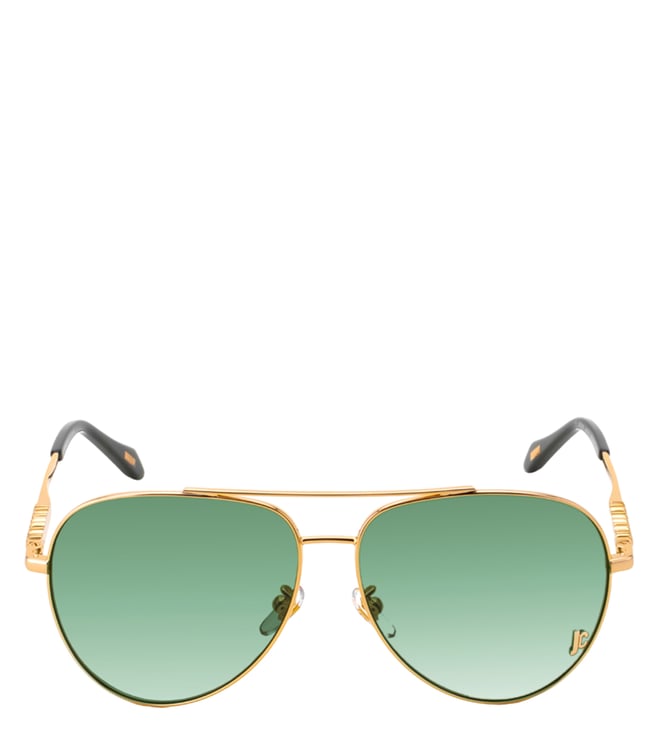 Just Cavalli SJC02960349SG Green UV Protected Pilot Unisex Sunglasses